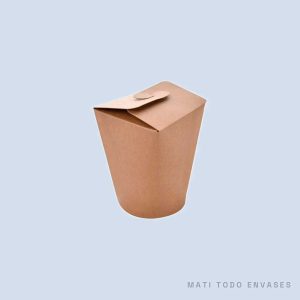 Caja Circular Kraft 16oz