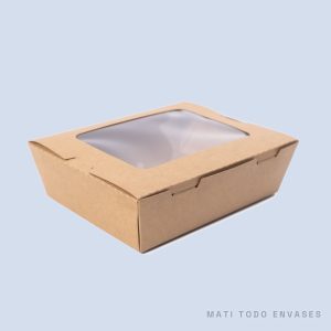 Caja kraft ventana 700ml