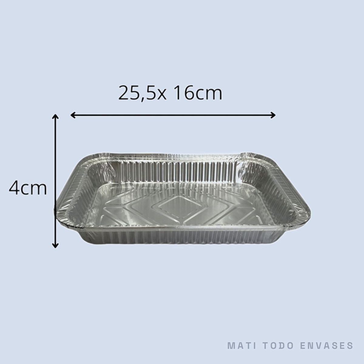 Aluminio C/40 con tapa transparente